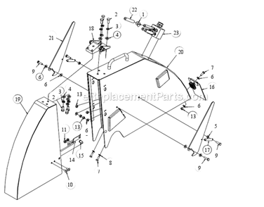 Page Z Diagram and Parts List for MK-4030KB  MK Diamond Concrete Saw